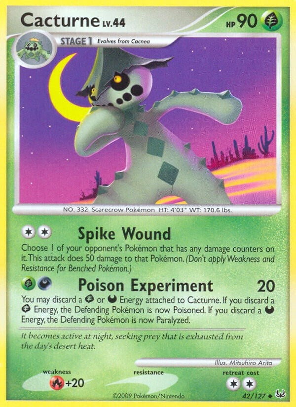 Image for Cacturne (42/127) [Platinum] - Pokemon