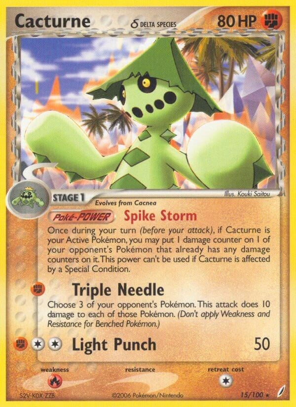 Image for Cacturne (Delta Species) (15/100) [Crystal Guardians] - Pokemon