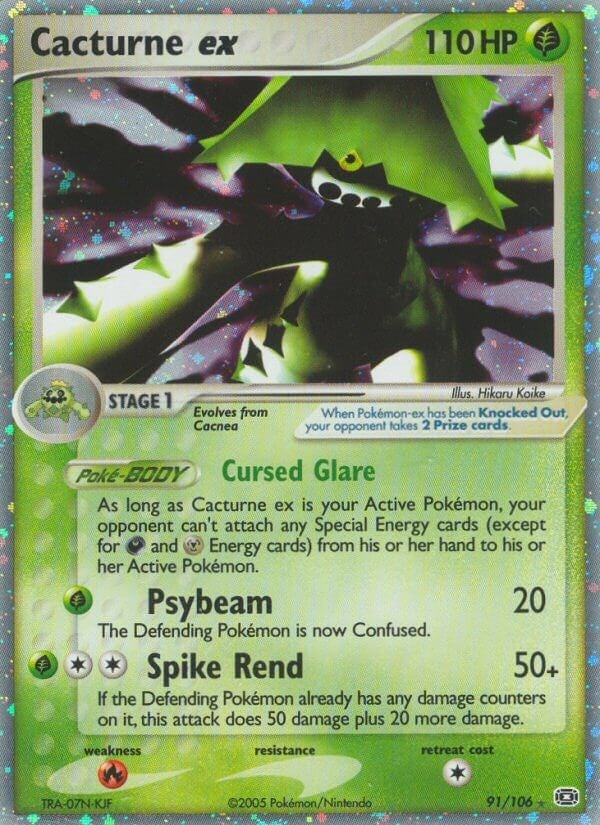 Image for Cacturne ex (91/106) [Emerald] - Pokemon