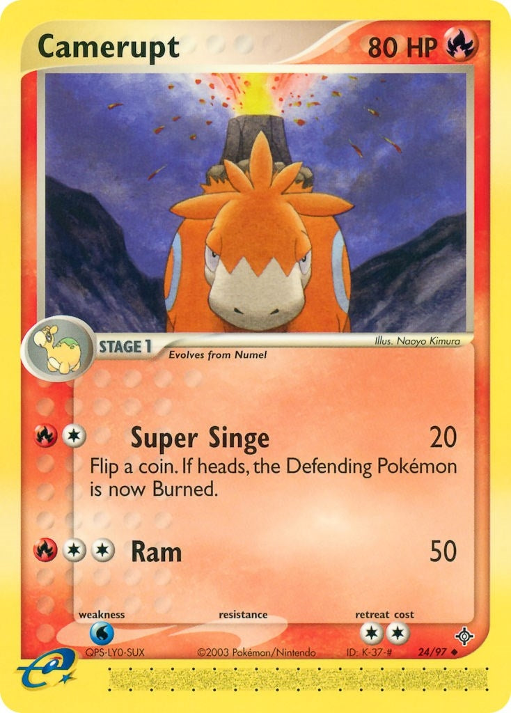 Image for Camerupt (24/97) [Dragon] - Pokemon