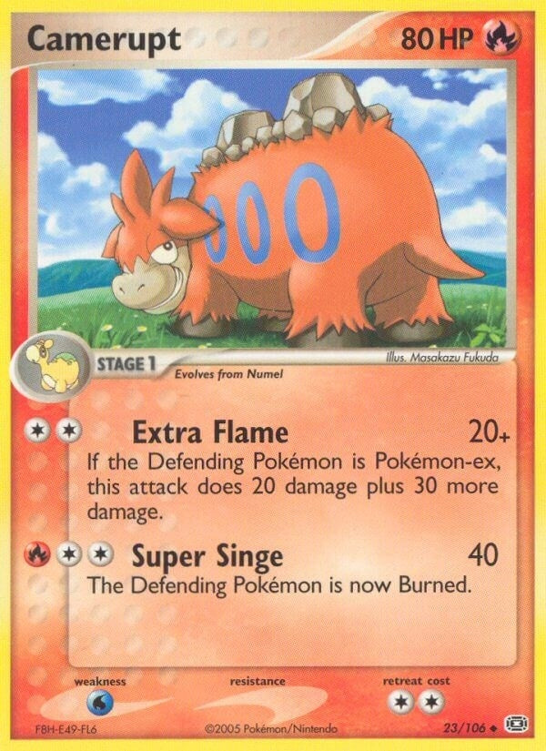 Image for Camerupt (23/106) [Emerald] - Pokemon