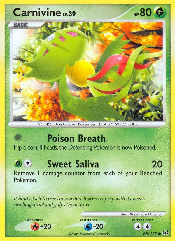 Image for Carnivine (68) (68/127) [Platinum] - Pokemon