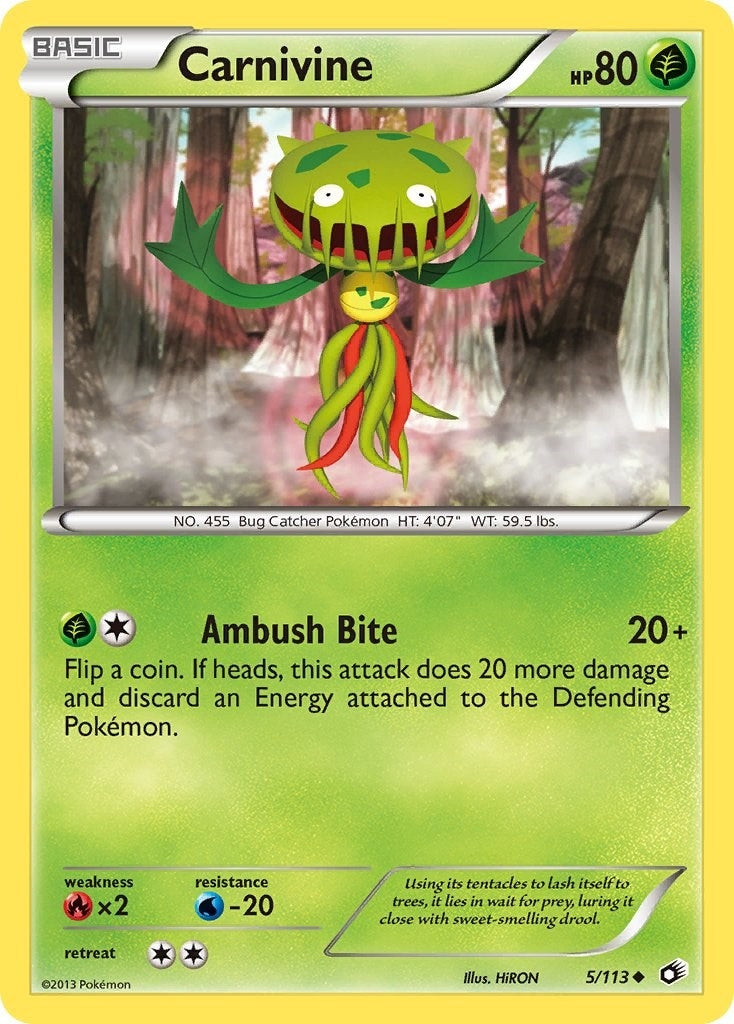 Image for Carnivine (5/113) [Legendary Treasures] - Pokemon