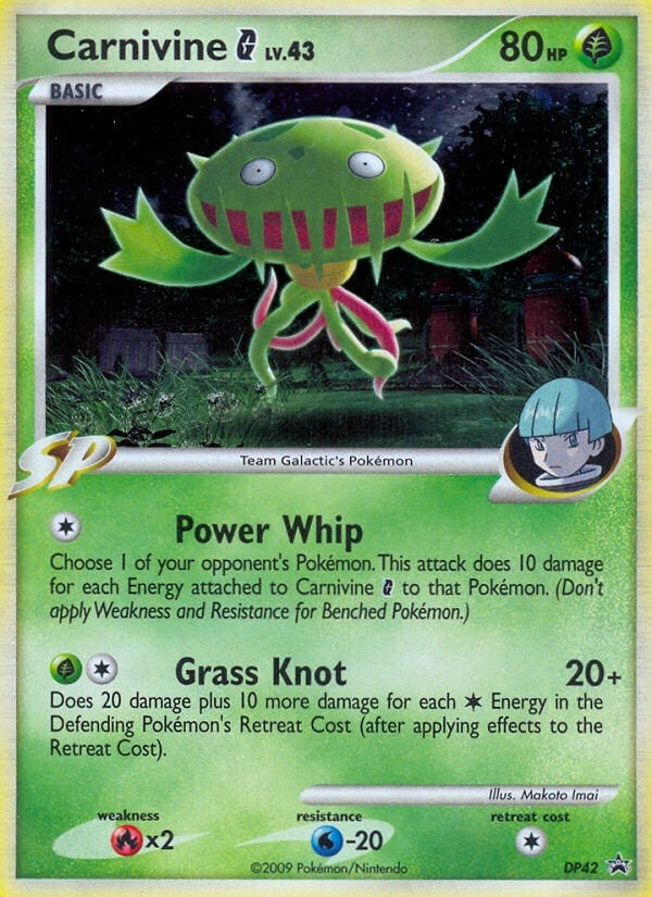 Image for Carnivine G - DP42 (DP42) [Diamond and Pearl Promos] - Pokemon