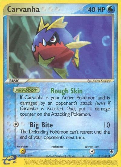 Image for Carvanha (51/109) [Ruby and Sapphire] - Pokemon