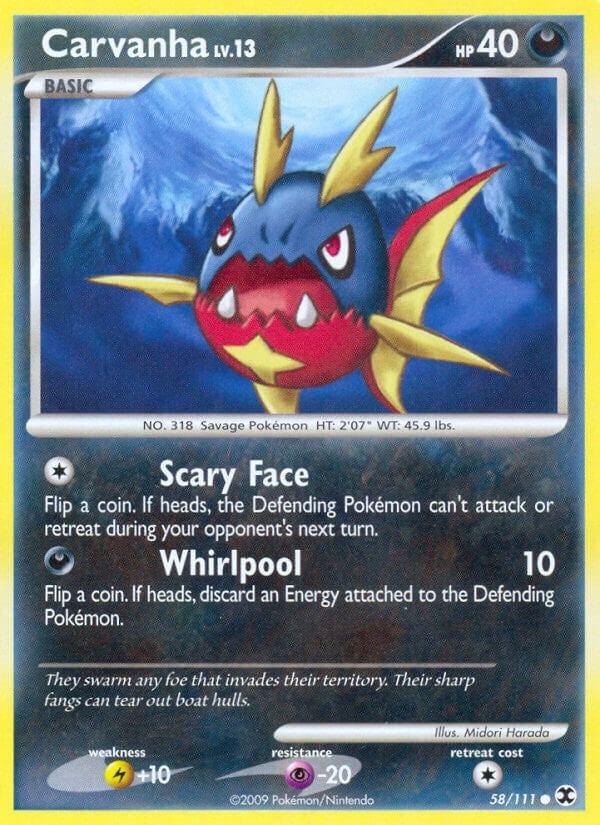 Image for Carvanha (58/111) [Rising Rivals] - Pokemon