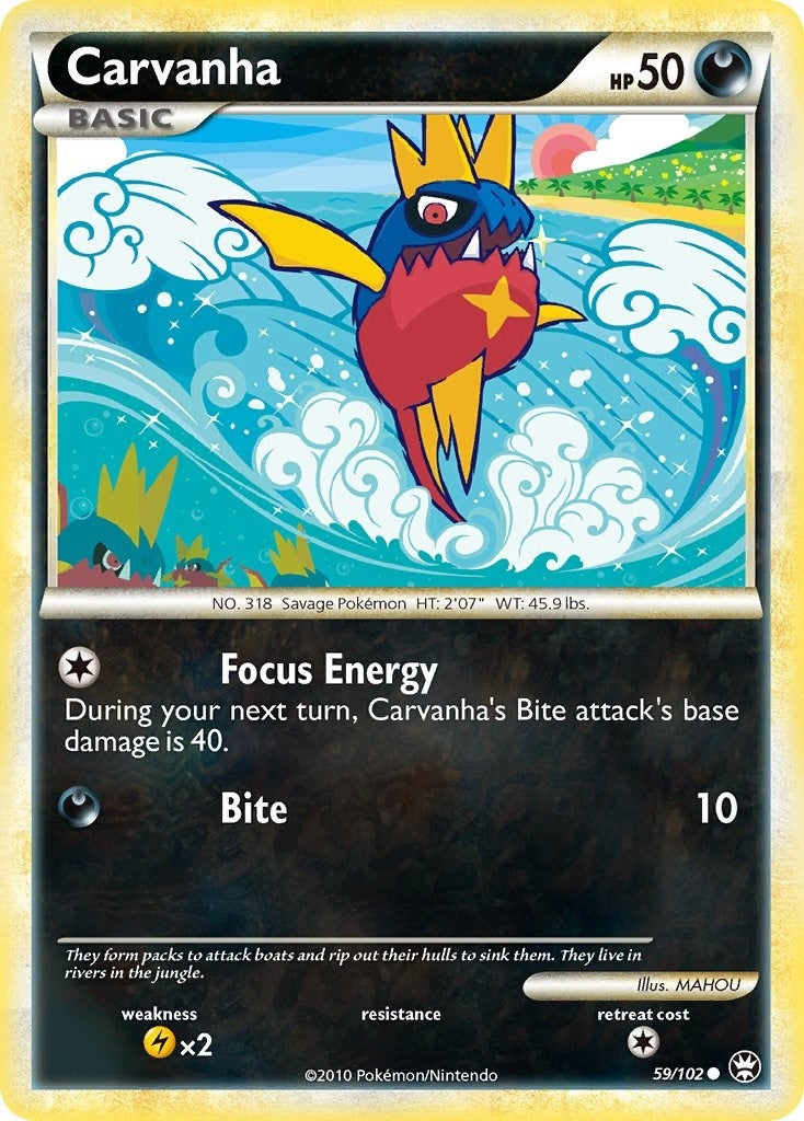 Image for Carvanha (59/102) [Triumphant] - Pokemon