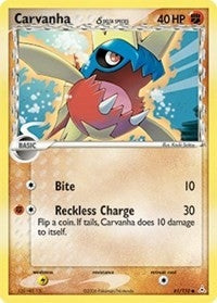 Image for Carvanha (Delta Species) (61/110) [Holon Phantoms] - Pokemon