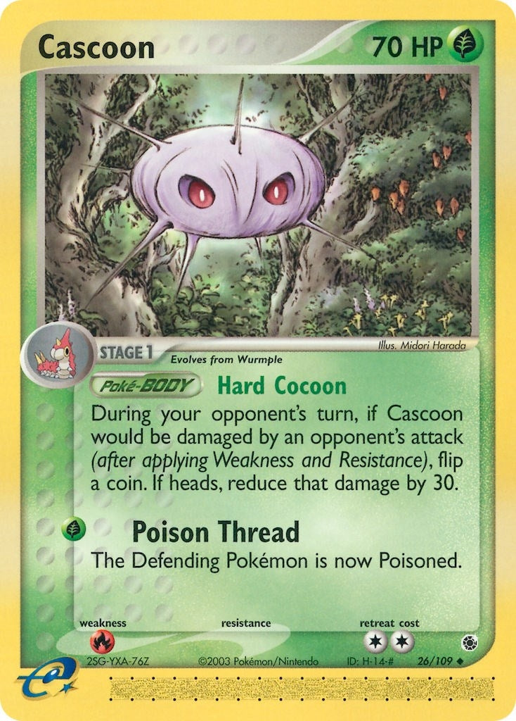 Image for Cascoon (26/109) [Ruby and Sapphire] - Pokemon