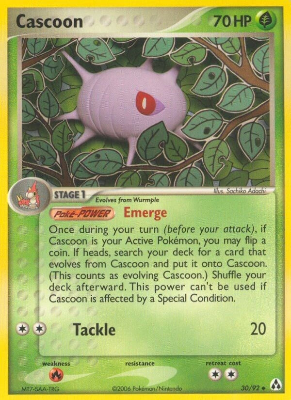 Image for Cascoon (30/92) [Legend Maker] - Pokemon