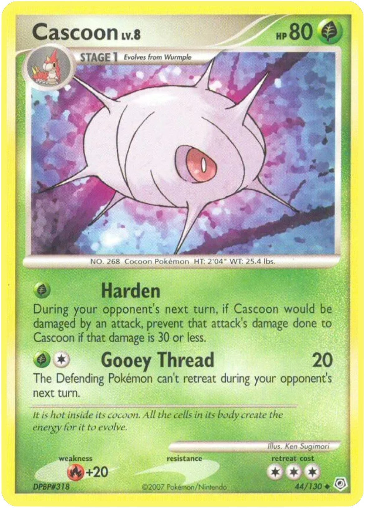 Image for Cascoon (44/130) [Diamond and Pearl] - Pokemon
