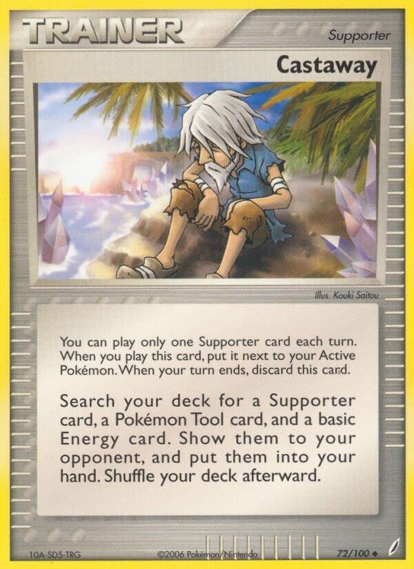 Image for Castaway (72/100) [Crystal Guardians] - Pokemon