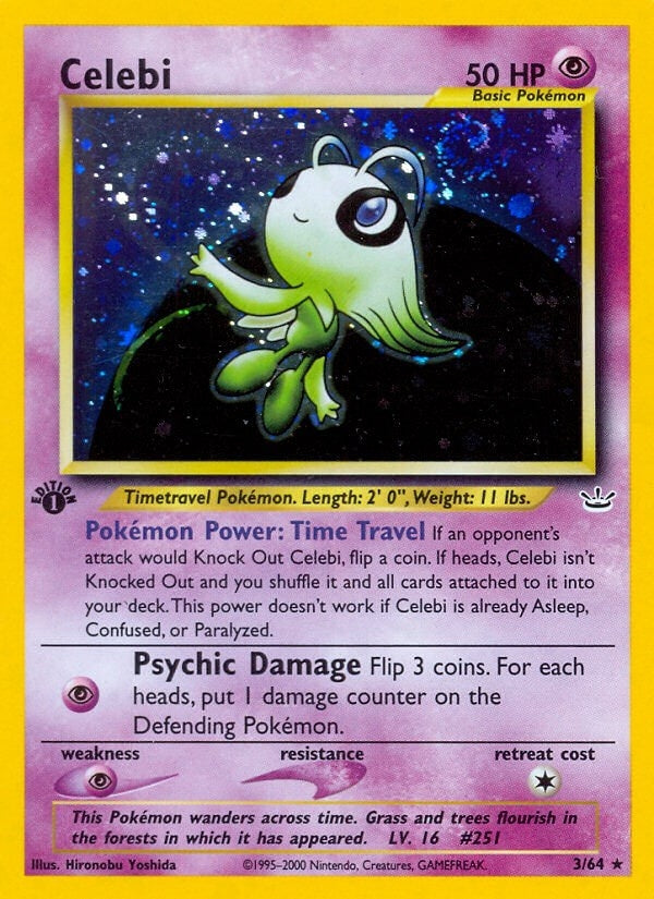 Image for Celebi (3) (03/64) [Neo Revelation] - Pokemon