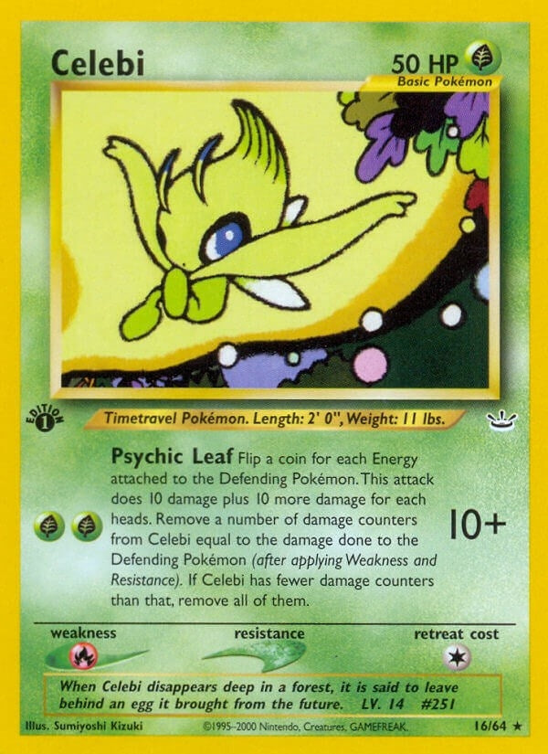 Image for Celebi (16) (16/64) [Neo Revelation] - Pokemon