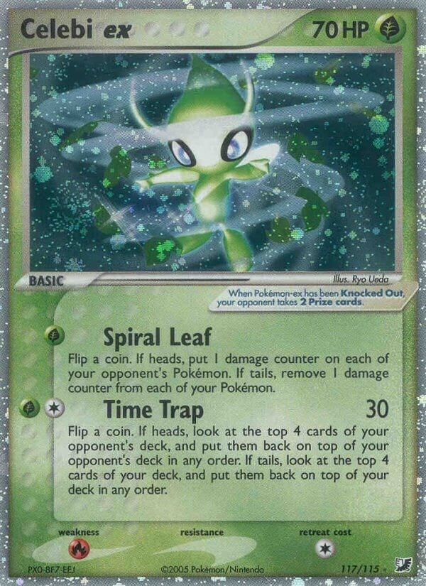 Image for Celebi ex (117/115) [Unseen Forces] - Pokemon
