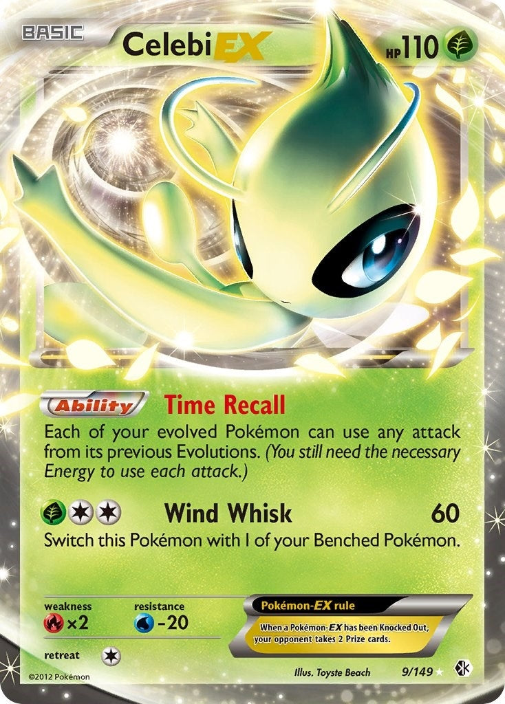 Image for Celebi EX (9/149) [Boundaries Crossed] - Pokemon