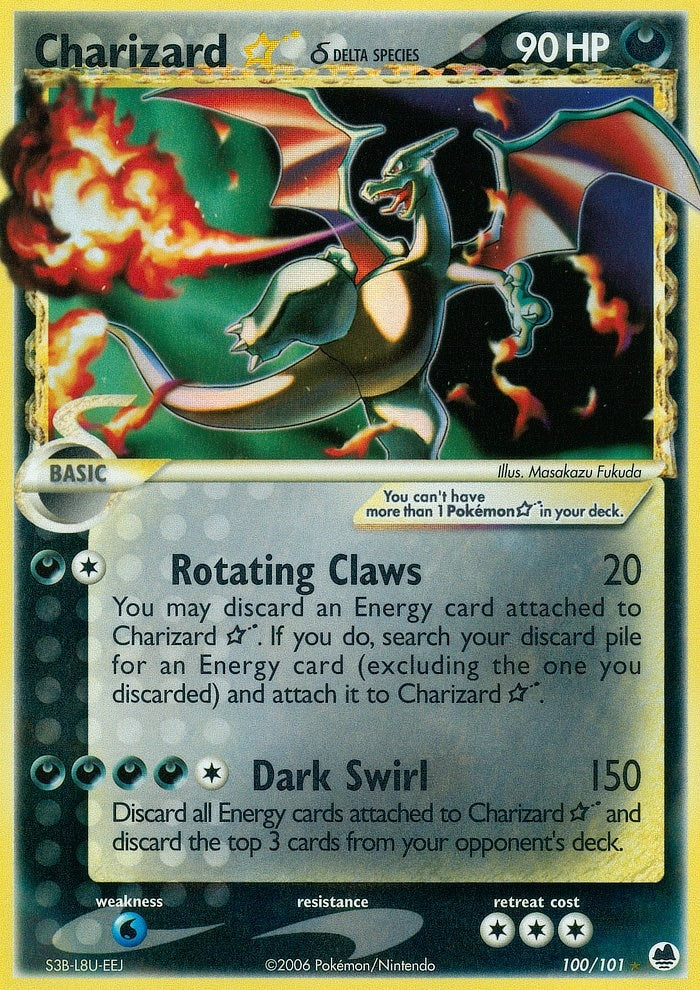 Image for Charizard Star (Delta Species) (100/101) [Dragon Frontiers] - Pokemon
