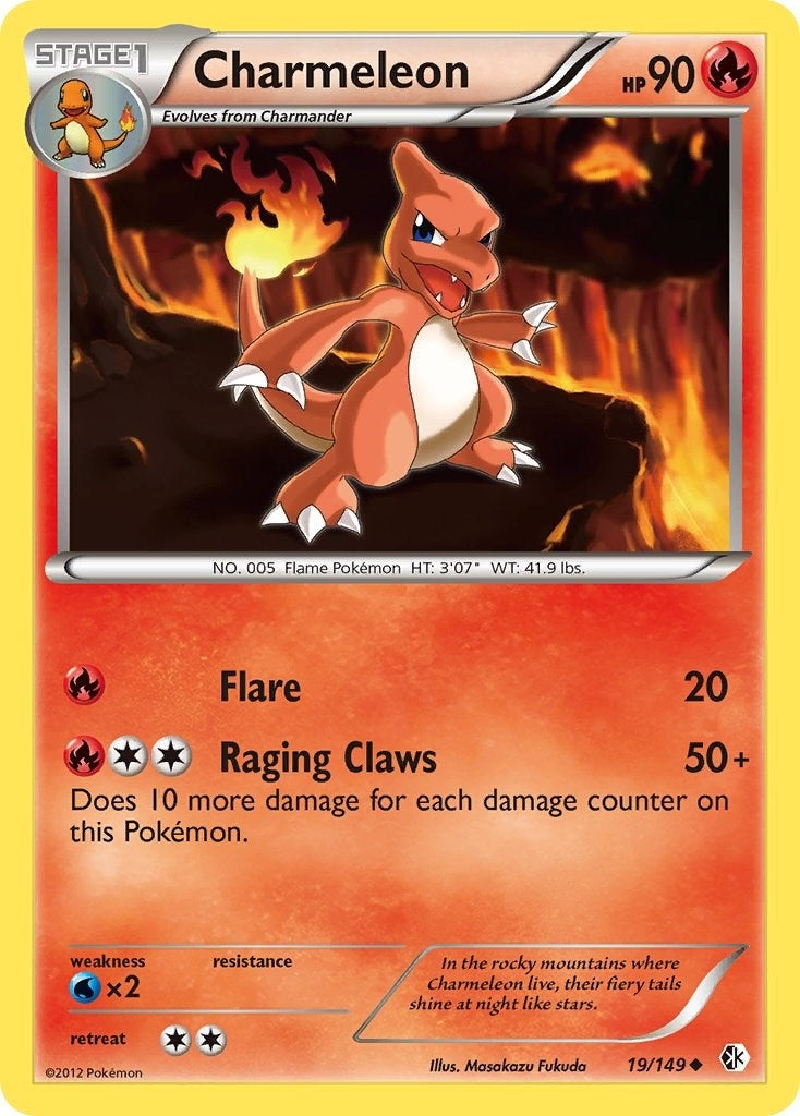 Image for Charmeleon (19/149) [Boundaries Crossed] - Pokemon