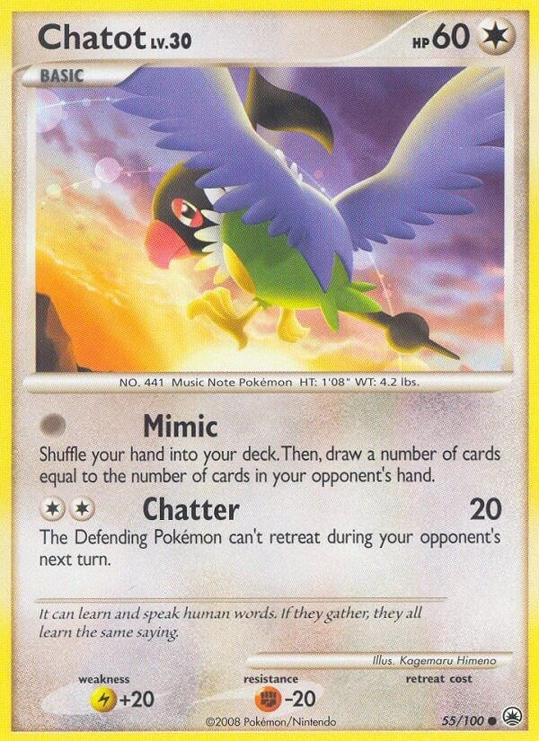 Image for Chatot (55/100) [Majestic Dawn] - Pokemon