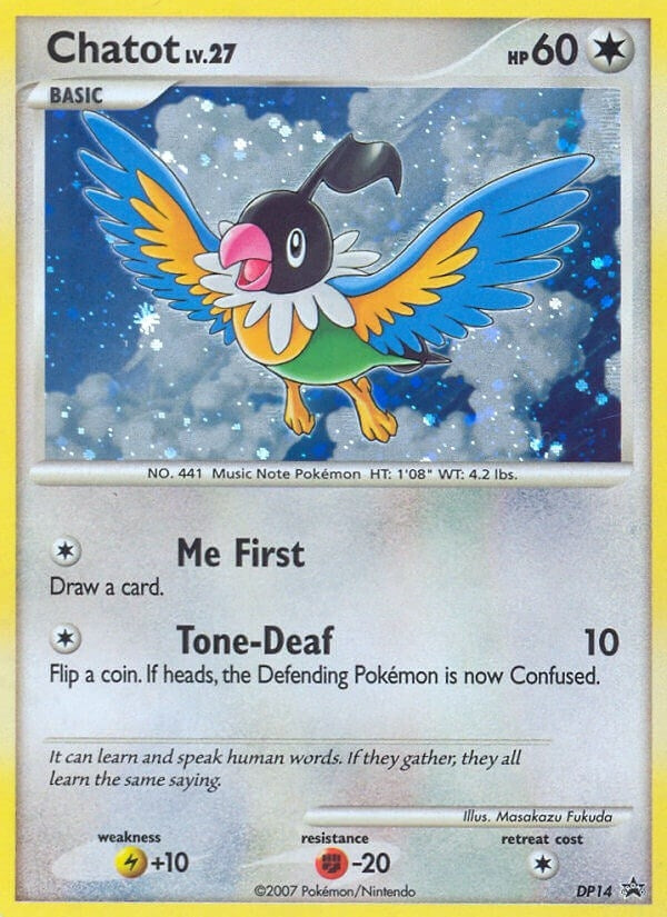 Image for Chatot - DP14 (DP14) [Diamond and Pearl Promos] - Pokemon