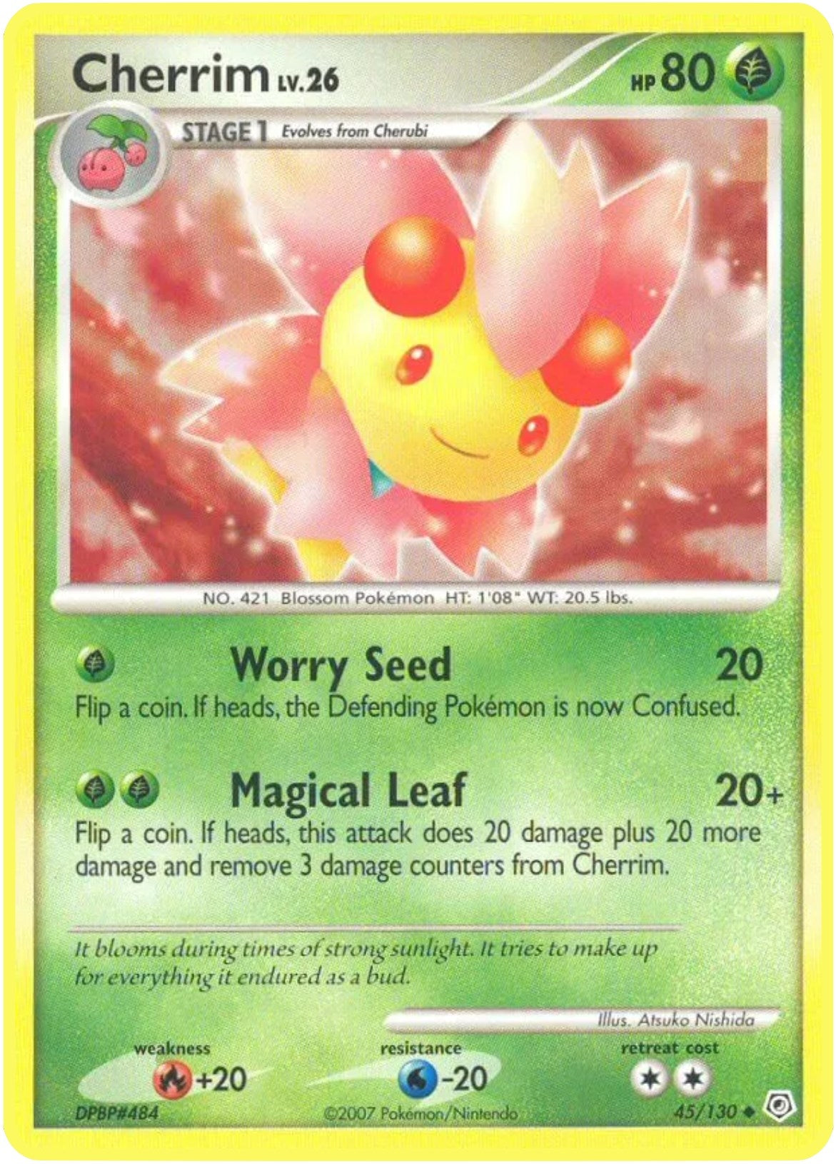 Image for Cherrim (45/130) [Diamond and Pearl] - Pokemon