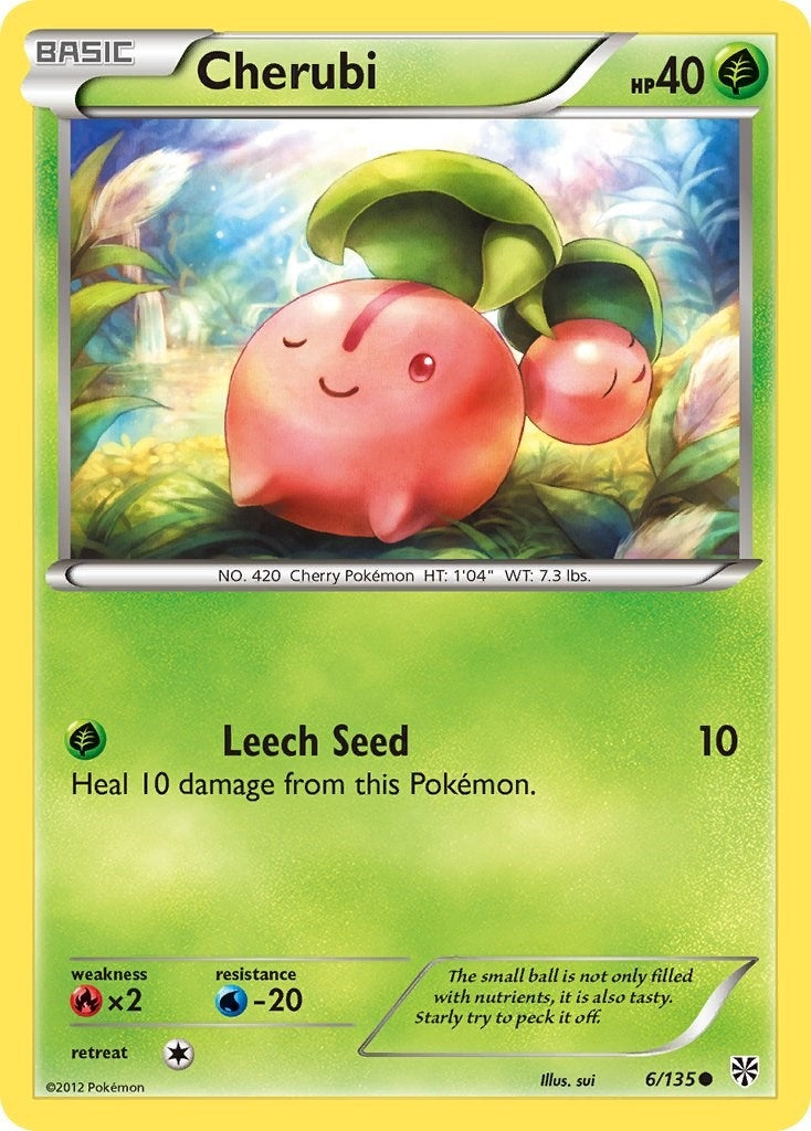 Image for Cherubi (6/135) [Plasma Storm] - Pokemon