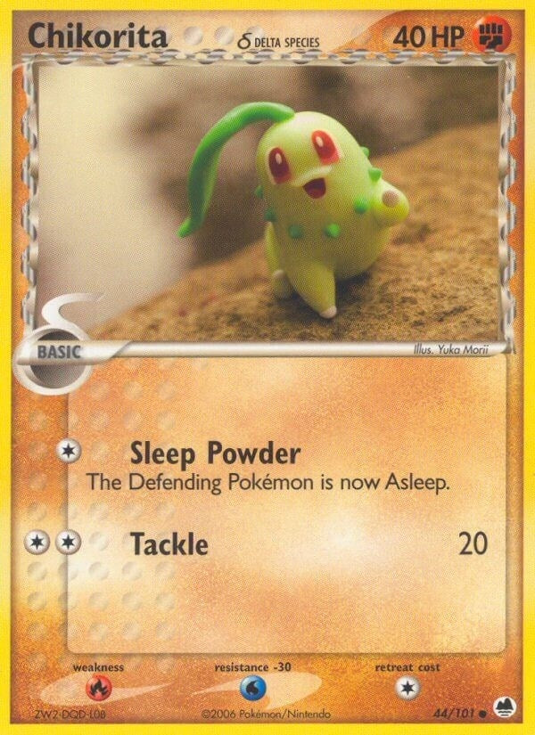 Image for Chikorita (Delta Species) (44/101) [Dragon Frontiers] - Pokemon