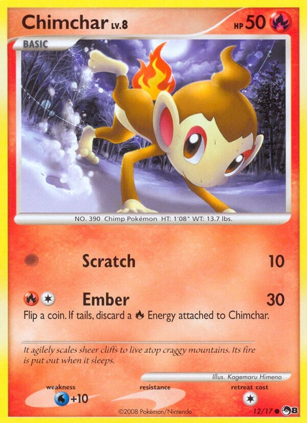 Image for Chimchar (012/017) [POP Series 8] - Pokemon