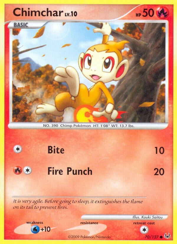 Image for Chimchar (70/127) [Platinum] - Pokemon