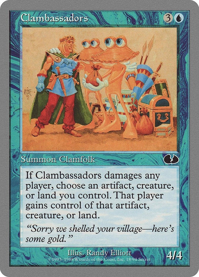 Image for Clambassadors (18) [Unglued] - Magic: The Gathering