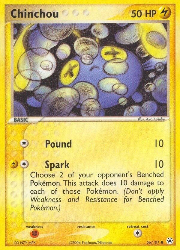 Image for Chinchou (56/101) [Hidden Legends] - Pokemon
