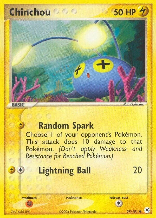 Image for Chinchou (57/101) [Hidden Legends] - Pokemon