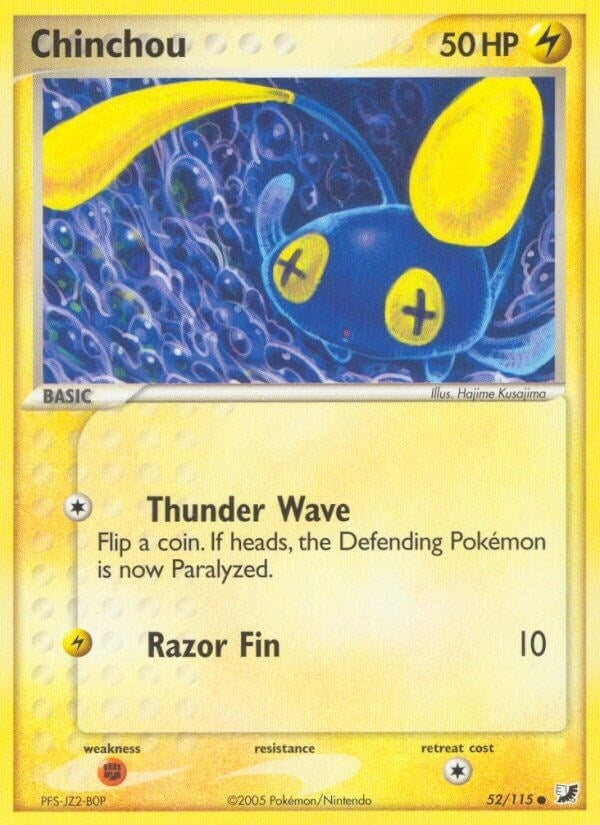 Image for Chinchou (52/115) [Unseen Forces] - Pokemon