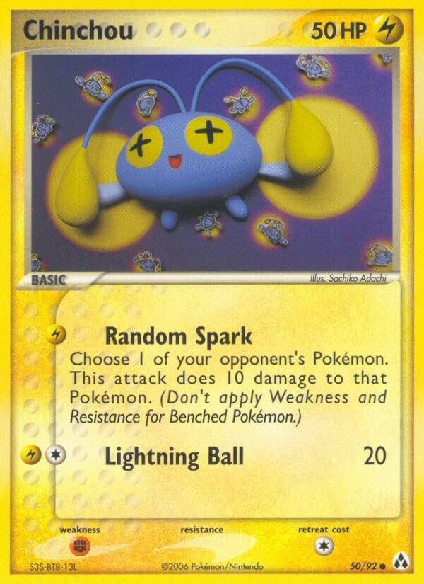 Image for Chinchou (50/92) [Legend Maker] - Pokemon