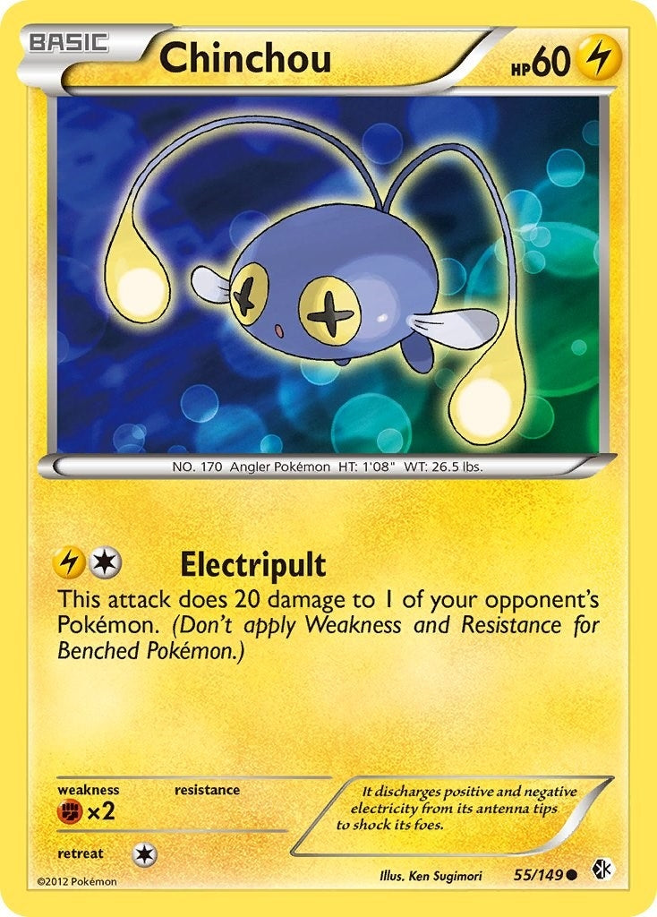 Image for Chinchou (55/149) [Boundaries Crossed] - Pokemon