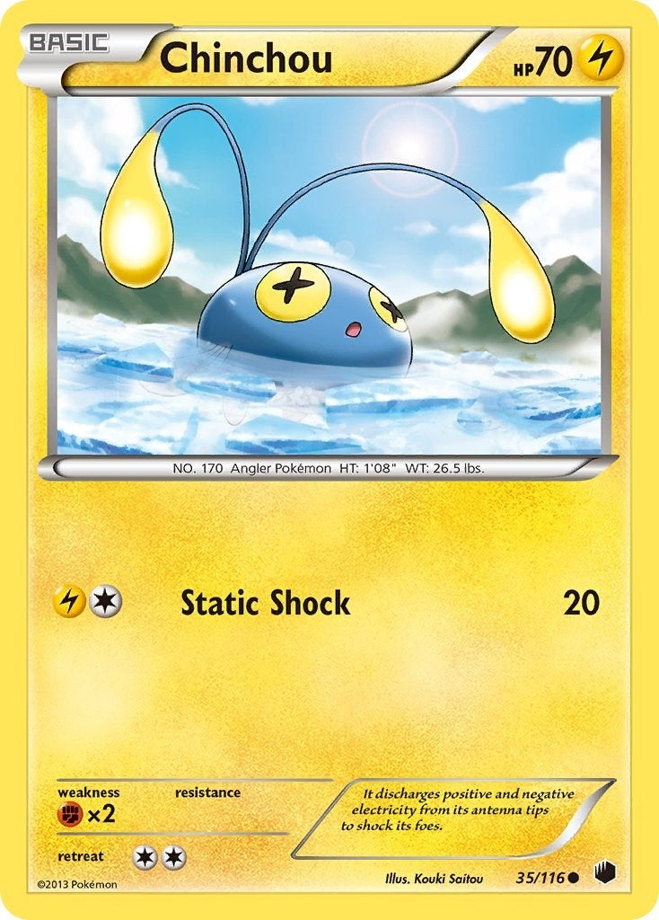 Image for Chinchou (35/116) [Plasma Freeze] - Pokemon