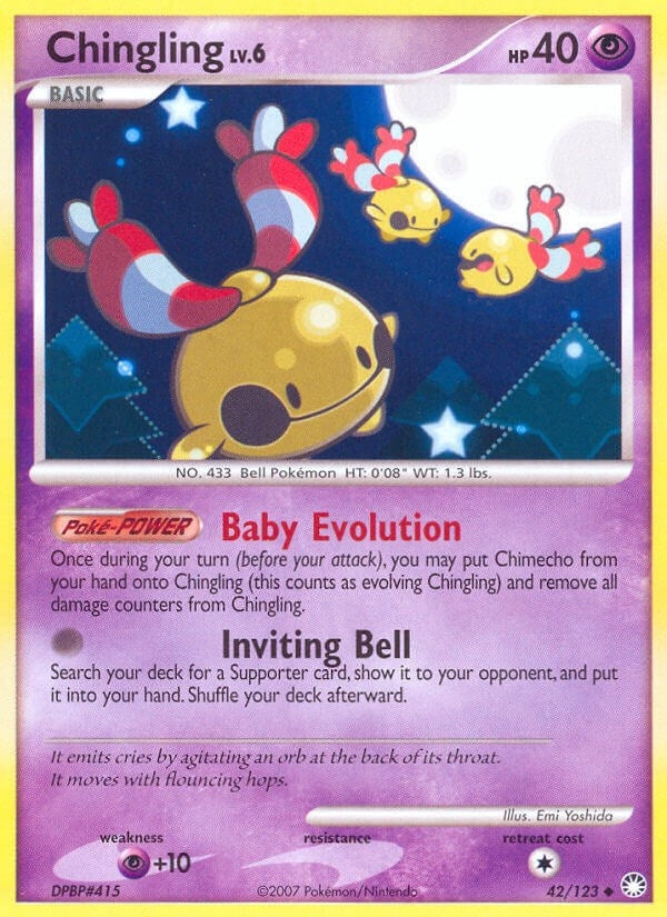 Image for Chingling (42/123) [Mysterious Treasures] - Pokemon