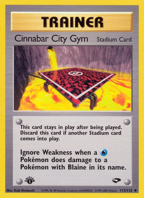Image for Cinnabar City Gym (113/132) [Gym Challenge] - Pokemon