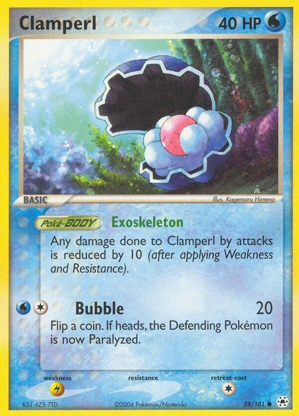 Image for Clamperl (58/101) [Hidden Legends] - Pokemon