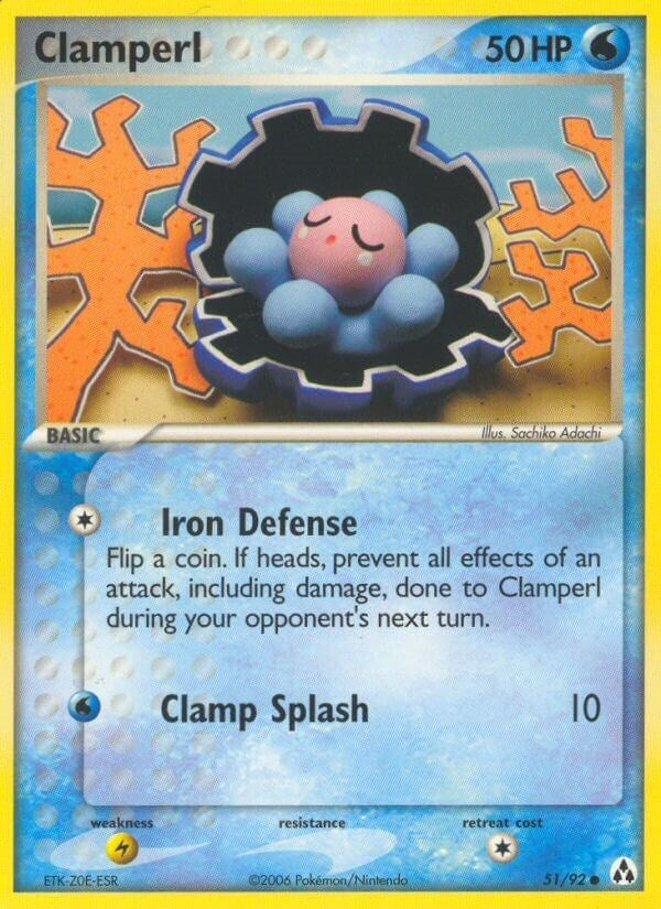 Image for Clamperl (51/92) [Legend Maker] - Pokemon