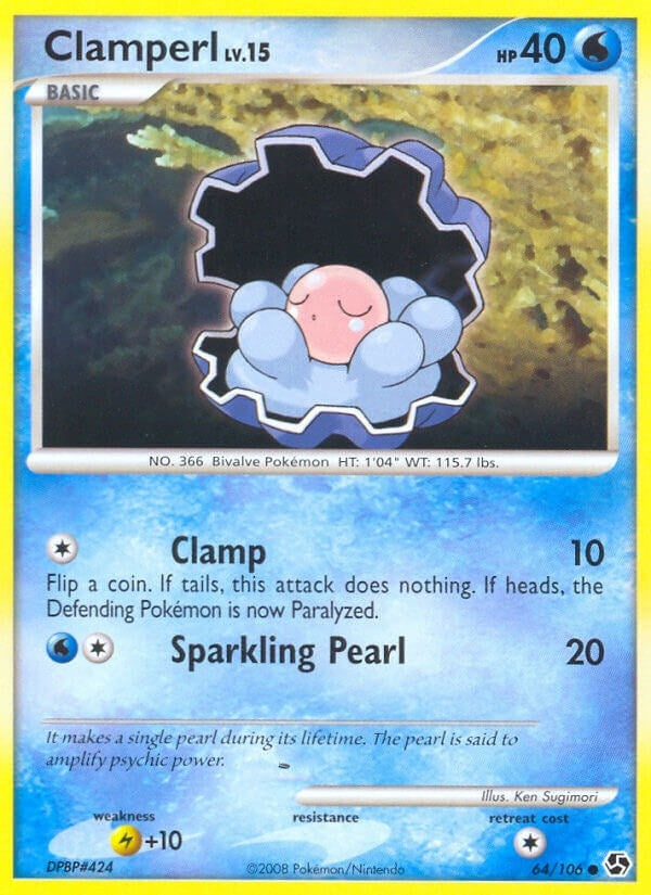 Image for Clamperl (64/106) [Great Encounters] - Pokemon