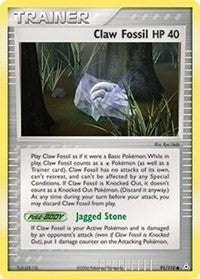 Image for Claw Fossil (91/110) [Holon Phantoms] - Pokemon