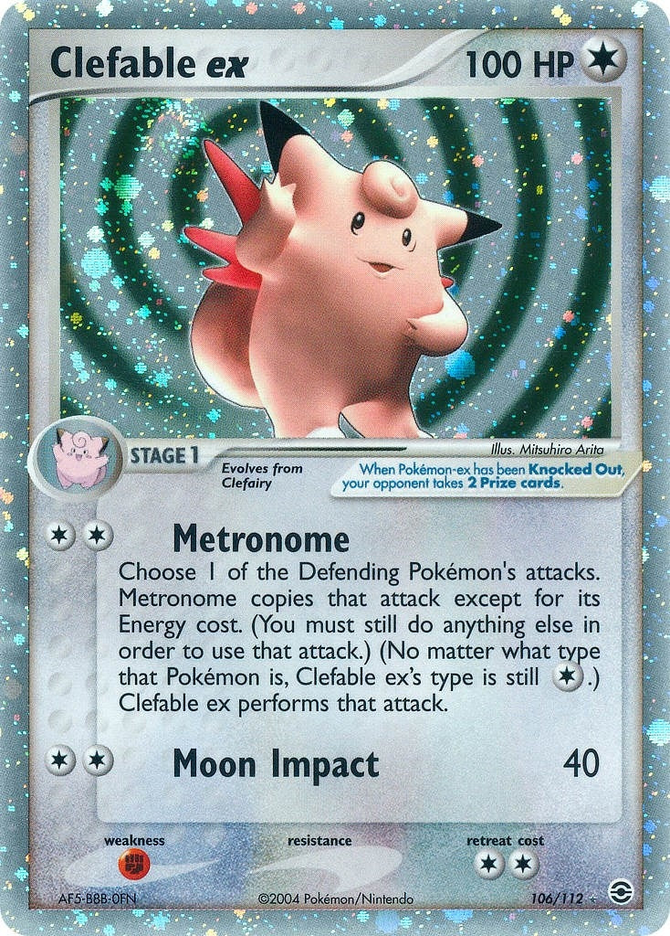 Image for Clefable ex (106/112) [FireRed & LeafGreen] - Pokemon