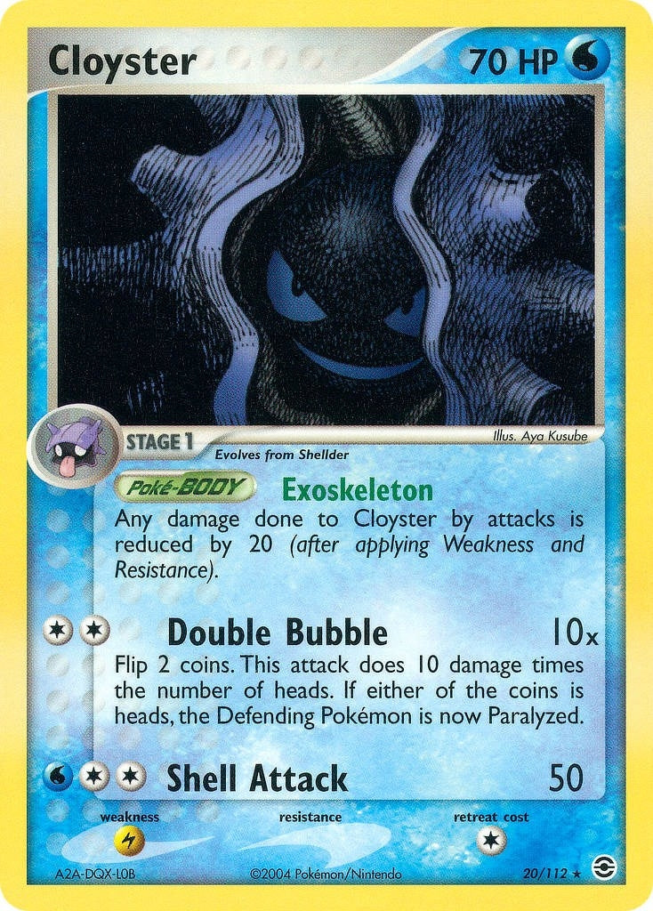 Image for Cloyster (20/112) [FireRed & LeafGreen] - Pokemon