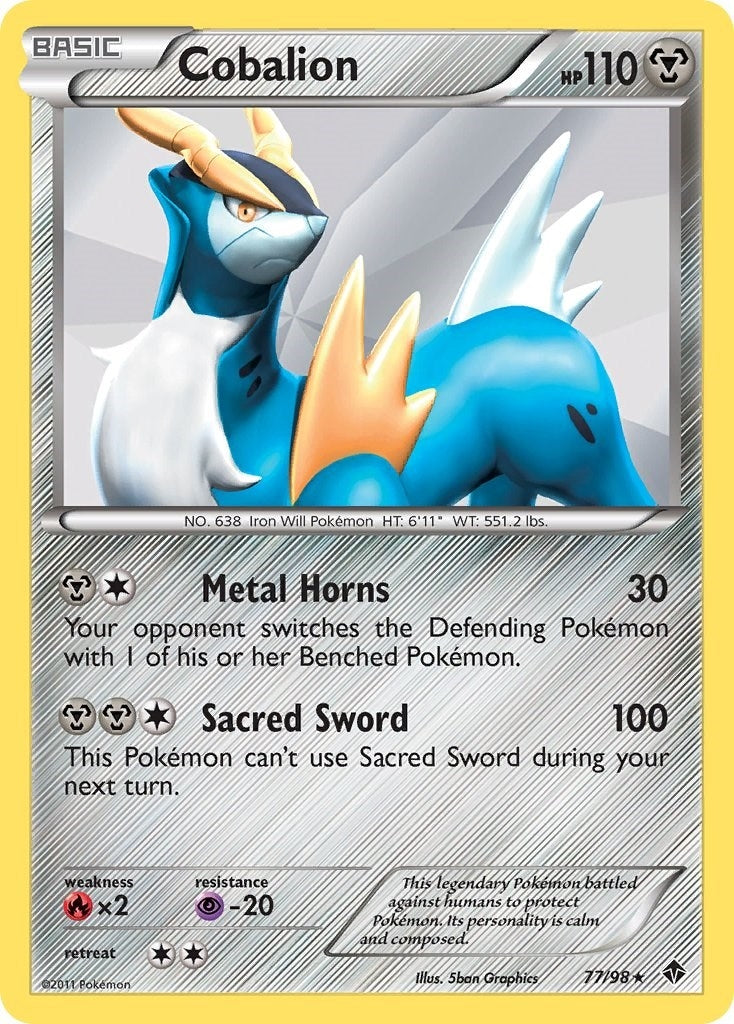 Image for Cobalion (77/98) [Emerging Powers] - Pokemon
