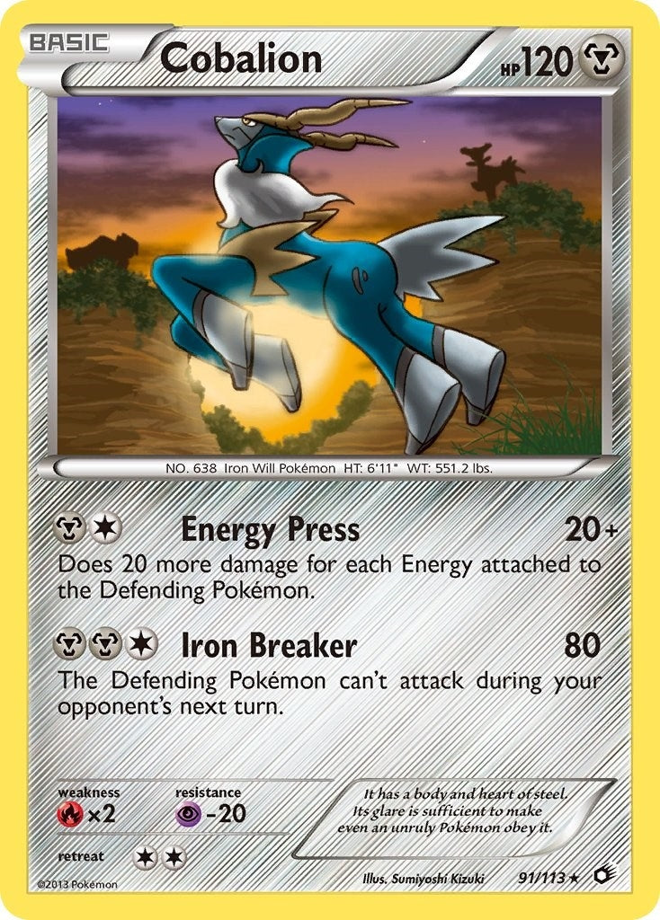 Image for Cobalion (91/113) [Legendary Treasures] - Pokemon