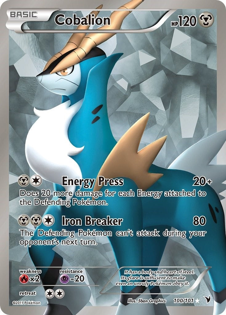 Image for Cobalion (100 Full Art) (100/101) [Noble Victories] - Pokemon