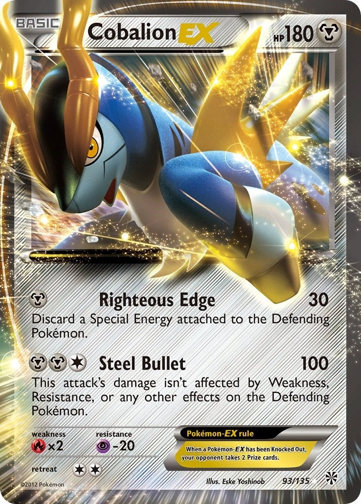 Image for Cobalion EX (93/135) [Plasma Storm] - Pokemon