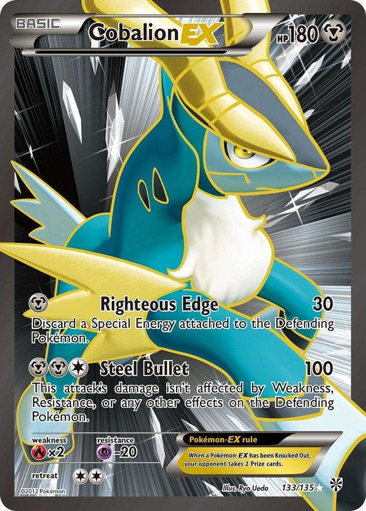 Image for Cobalion EX (133 Full Art) (133/135) [Plasma Storm] - Pokemon