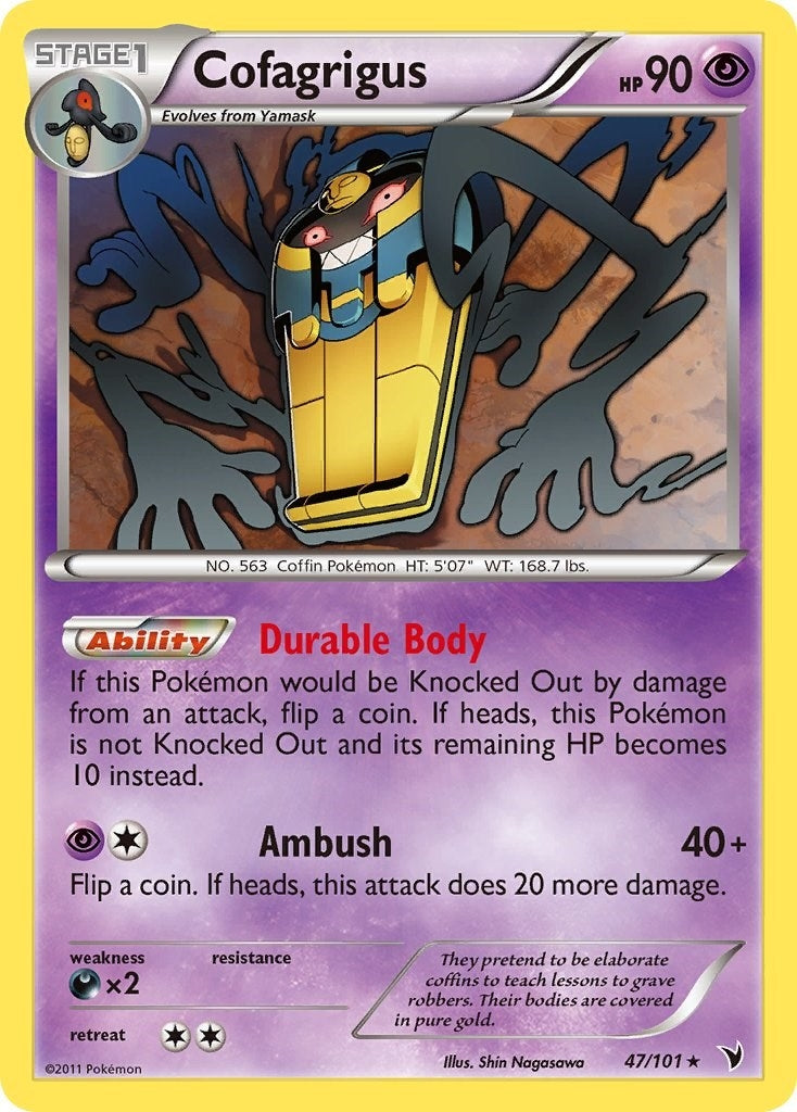 Image for Cofagrigus (47) (47/101) [Noble Victories] - Pokemon
